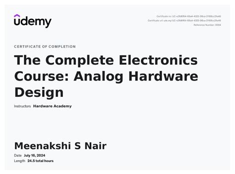 The Complete Electronics Course 2024: Analog Hardware Design.